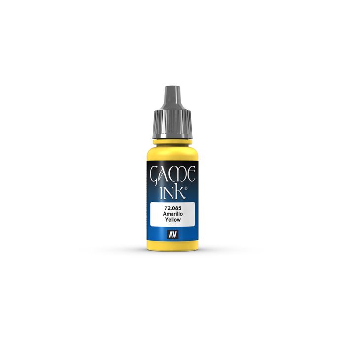 AV Vallejo Game Color Game Ink 17ml - Inky Yellow AV Vallejo Game Color Game Ink 17ml - Inky Yellow