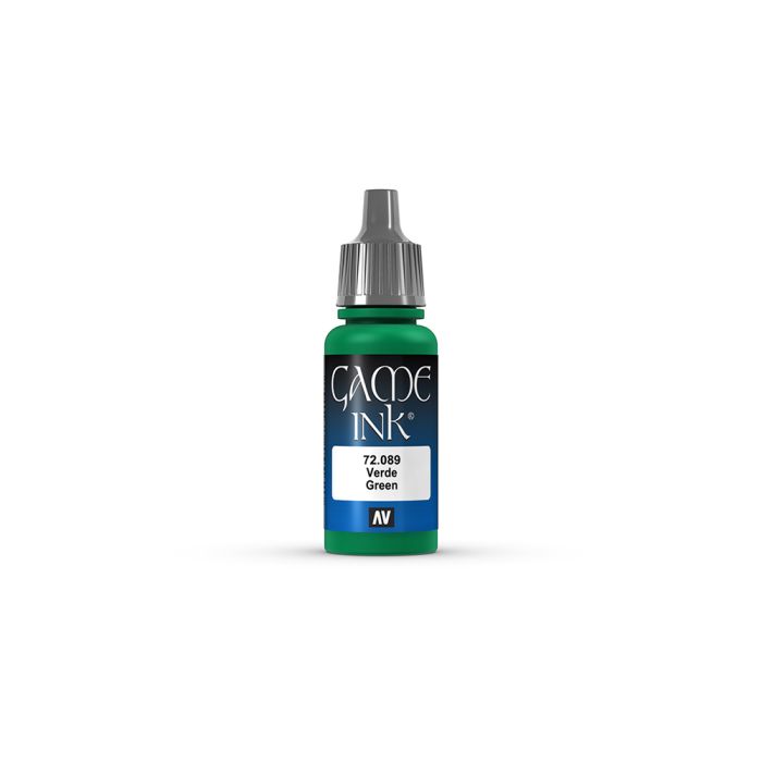 AV Vallejo Game Color Game Ink 17ml - Inky Green AV Vallejo Game Color Game Ink 17ml - Inky Green
