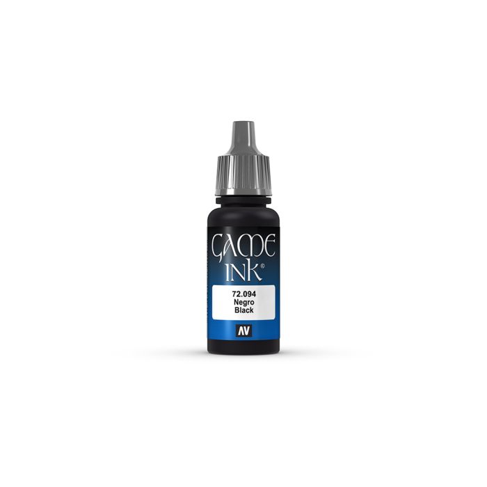AV Vallejo Game Color Game Ink 17ml - Inky Black