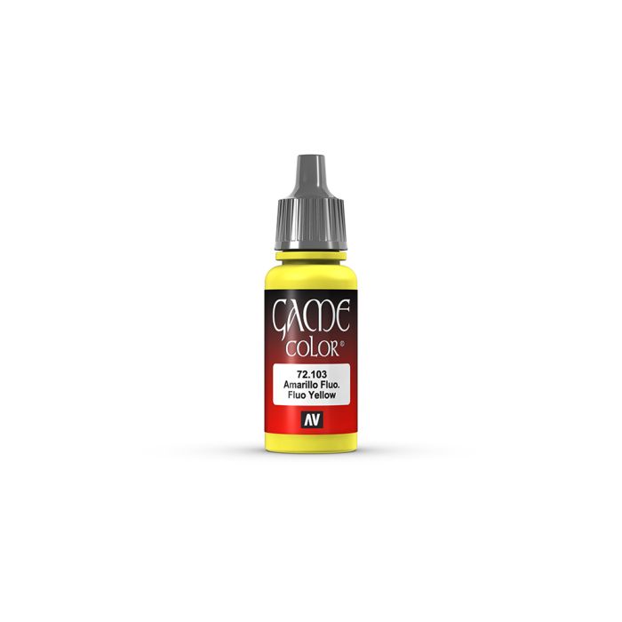 AV Vallejo Game Color 17ml - Fluo Yellow AV Vallejo Game Color 17ml - Fluo Yellow