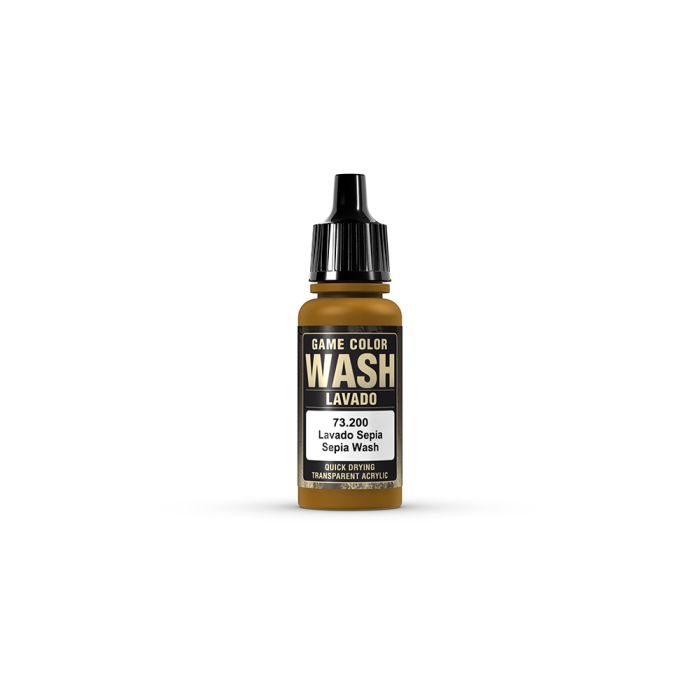 AV Vallejo Game Washes 17ml - Sepia AV Vallejo Game Washes 17ml - Sepia