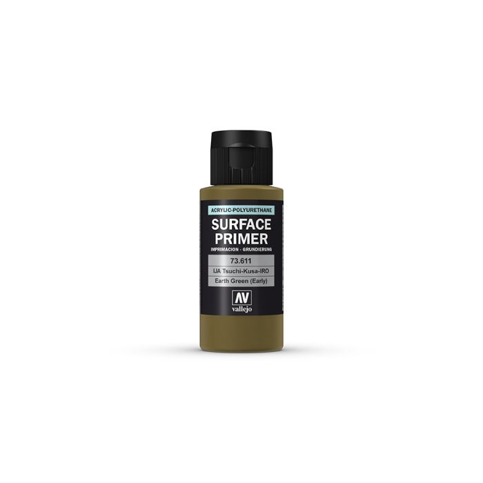 AV Vallejo Polyurethane - Primer Earth Green (Early) 60ml AV Vallejo Polyurethane - Primer Earth Green (Early) 60ml