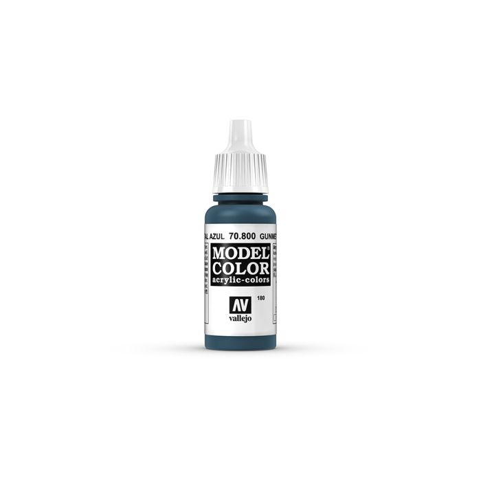 AV Vallejo Model Color 17ml - Metallic Gunmetal Blue AV Vallejo Model Color 17ml - Metallic Gunmetal Blue