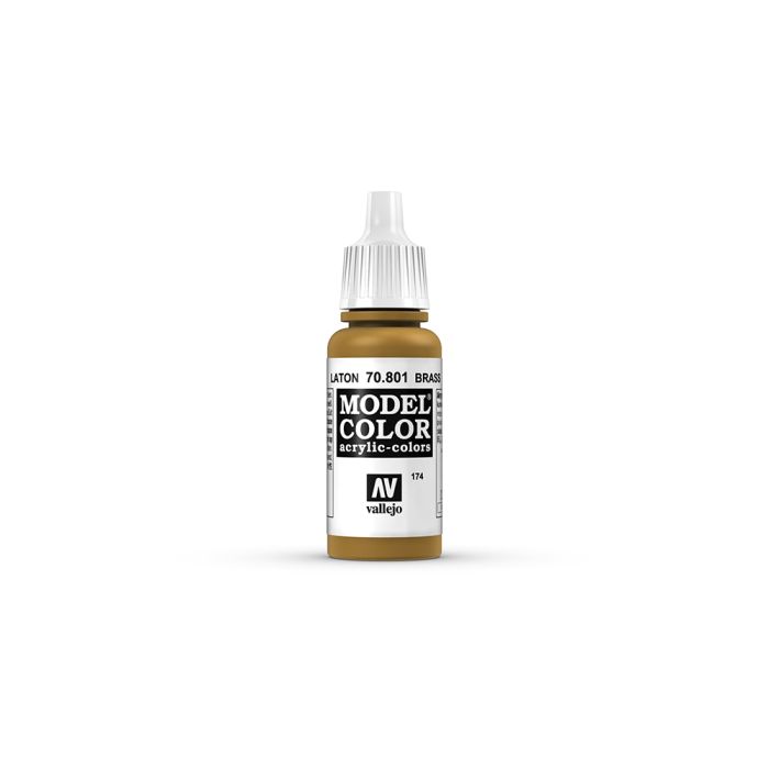AV Vallejo Model Color 17ml - Metallic Brass AV Vallejo Model Color 17ml - Metallic Brass