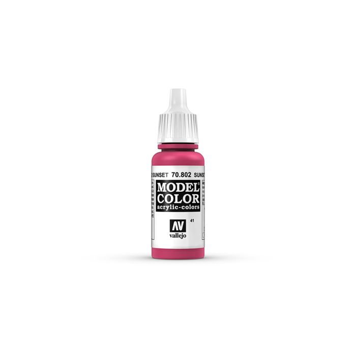 AV Vallejo Model Color 17ml - Sunset Red AV Vallejo Model Color 17ml - Sunset Red