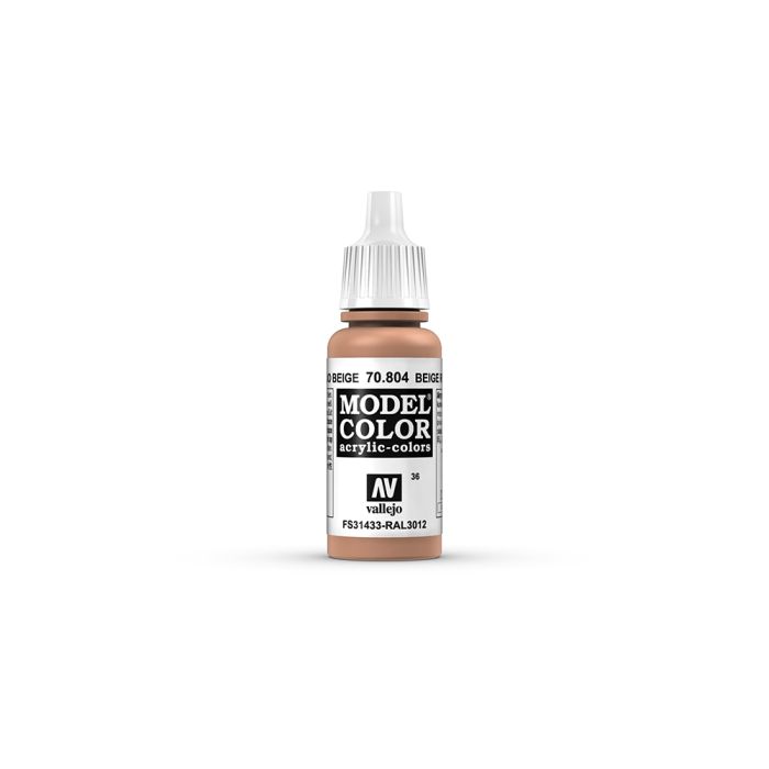 AV Vallejo Model Color 17ml - Beige Red AV Vallejo Model Color 17ml - Beige Red