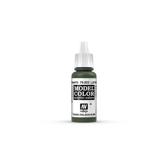 AV Vallejo Model Color 17ml - Luftwaffe Cam Green AV Vallejo Model Color 17ml - Luftwaffe Cam Green