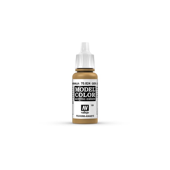 AV Vallejo Model Color 17ml - German Cam. Orange Ochre AV Vallejo Model Color 17ml - German Cam. Orange Ochre