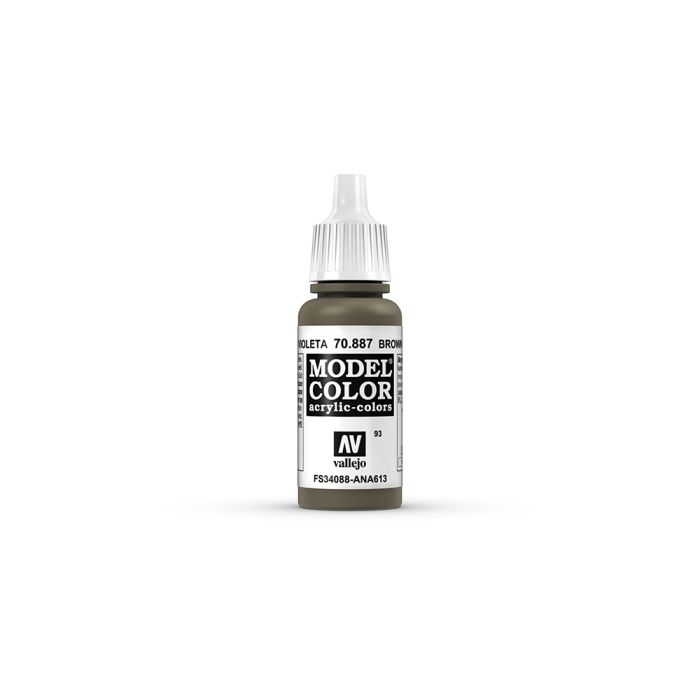 AV Vallejo Model Color 17ml - US Olive Drab AV Vallejo Model Color 17ml - US Olive Drab