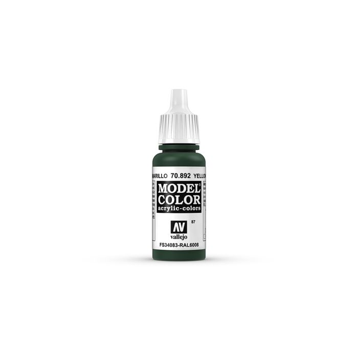 AV Vallejo Model Color 17ml - Yellow Olive AV Vallejo Model Color 17ml - Yellow Olive