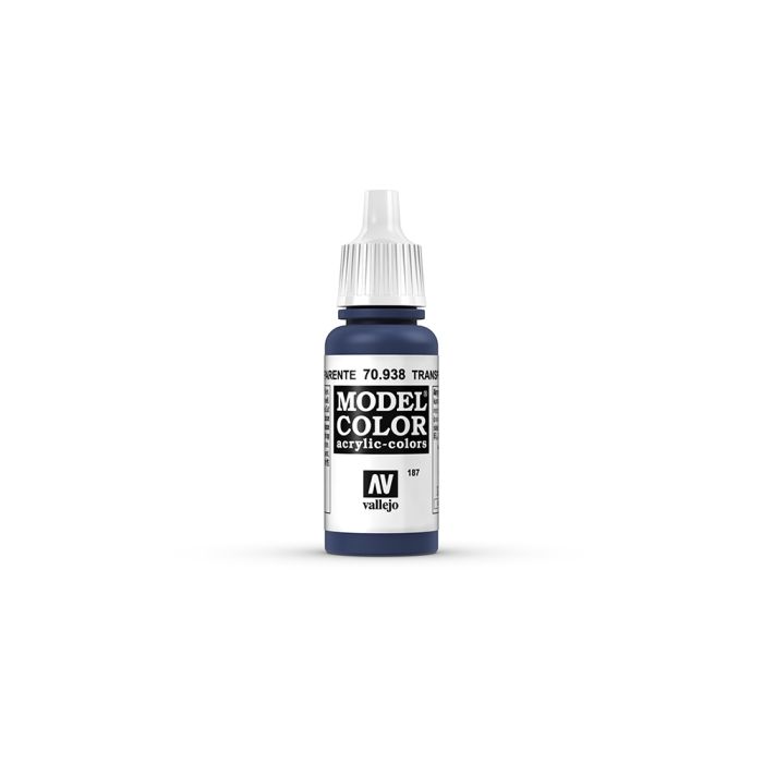 AV Vallejo Model Color 17ml - Transparent Blue AV Vallejo Model Color 17ml - Transparent Blue