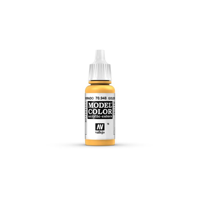 AV Vallejo Model Color 17ml - Golden Yellow AV Vallejo Model Color 17ml - Golden Yellow