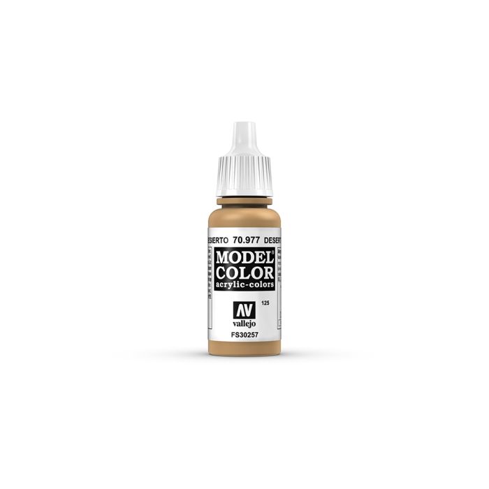AV Vallejo Model Color 17ml - Desert Yellow AV Vallejo Model Color 17ml - Desert Yellow
