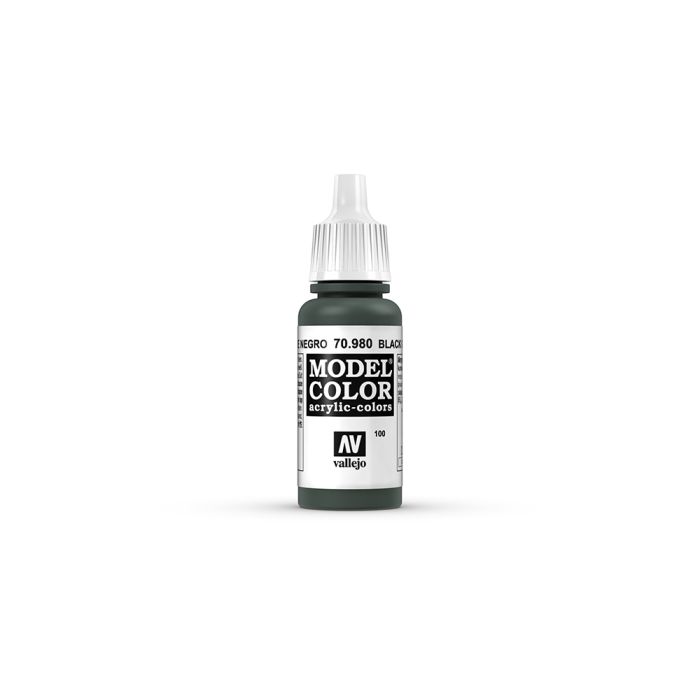 AV Vallejo Model Color 17ml - Black Green AV Vallejo Model Color 17ml - Black Green