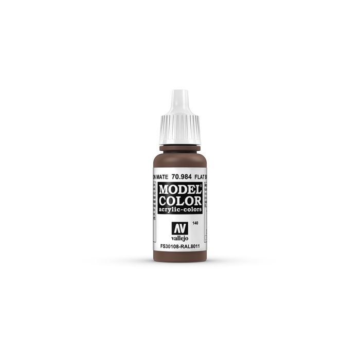 AV Vallejo Model Color 17ml - Flat Brown AV Vallejo Model Color 17ml - Flat Brown