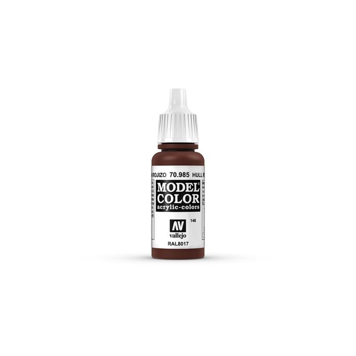 AV Vallejo Model Color 17ml - Hull Red AV Vallejo Model Color 17ml - Hull Red