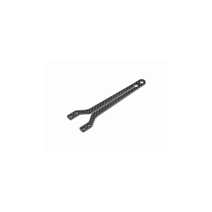 Xray X4 Graphite Upper Deck - Split Front - 2.0mm (XR301072) Xray X4 Graphite Upper Deck - Split Front - 2.0mm (XR301072)