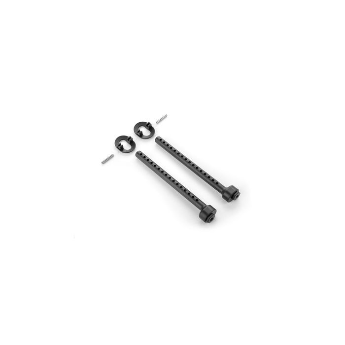 Xray Composite Front Eccentric 6mm Body Mount Set +2mm Height (XR301328)