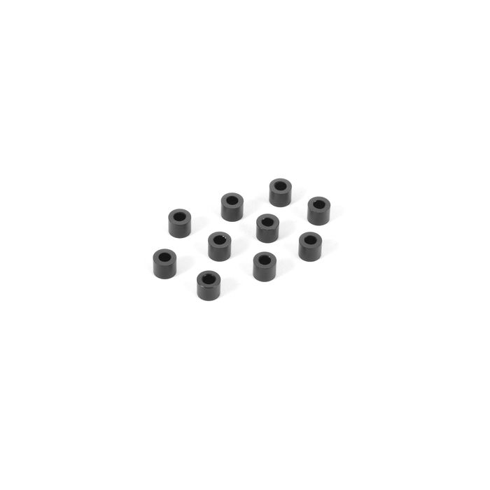 Xray Alu Shim 3X6X5.0mm - Black (10) (XR303126-K)