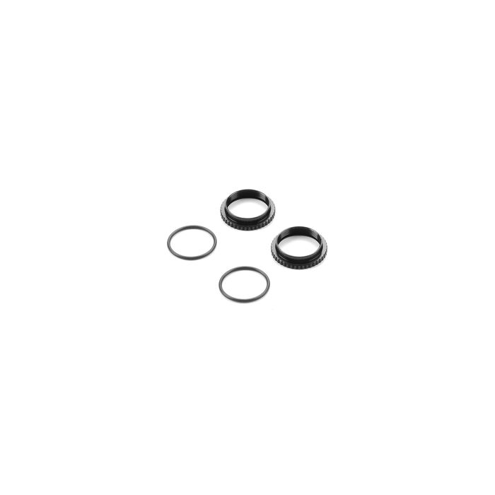 Xray XLP Alu Shock Adjustable Nut - Black (2) (XR308046-K) Xray XLP Alu Shock Adjustable Nut - Black (2) (XR308046-K)
