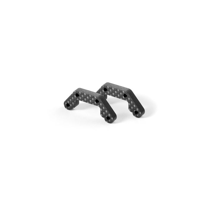 Xray XT2 Graphite Rear Shock Tower Extension 4.0mm (2) (XR323552)