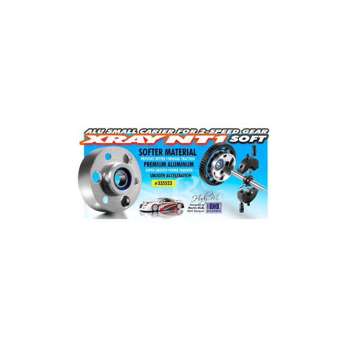 Xray Alu Small Carrier For 2-Speed Gear (2Nd) + Ball-Bearing - Soft (XR335523) Xray Alu Small Carrier For 2-Speed Gear (2Nd) + Ball-Bearing - Soft (XR335523)