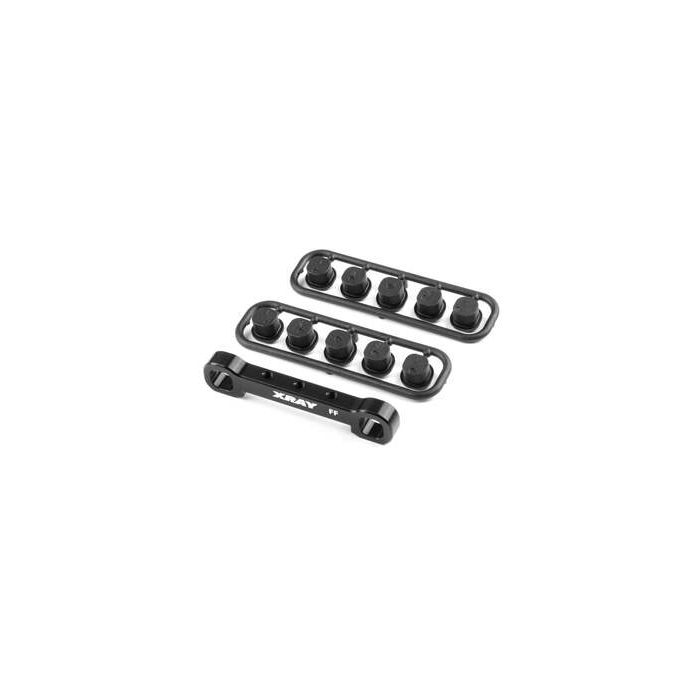 Xray GT'23 Alu Front Lower Susp. Holder - Front - Square Adj. Roll-C. (XR352327) Xray GT'23 Alu Front Lower Susp. Holder - Front - Square Adj. Roll-C. (XR352327)