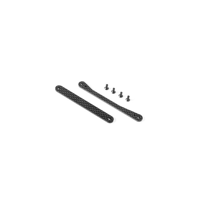 Xray XB8 Graphite Braces For Chassis Side Guards - Set (XR353250) Xray XB8 Graphite Braces For Chassis Side Guards - Set (XR353250)