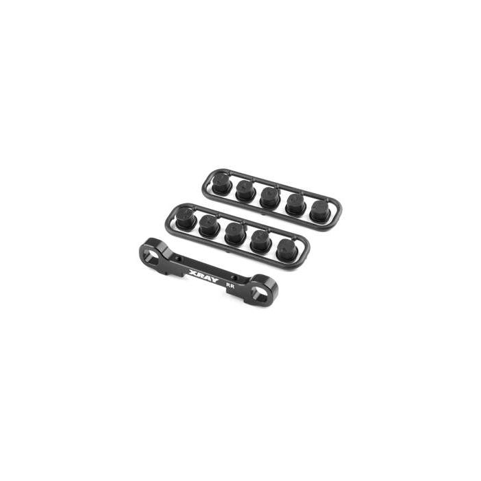 Xray GT'23 Alu Rear Lower Susp. Holder - Rear - Square Adj. Roll-C. (XR353332) Xray GT'23 Alu Rear Lower Susp. Holder - Rear - Square Adj. Roll-C. (XR353332)