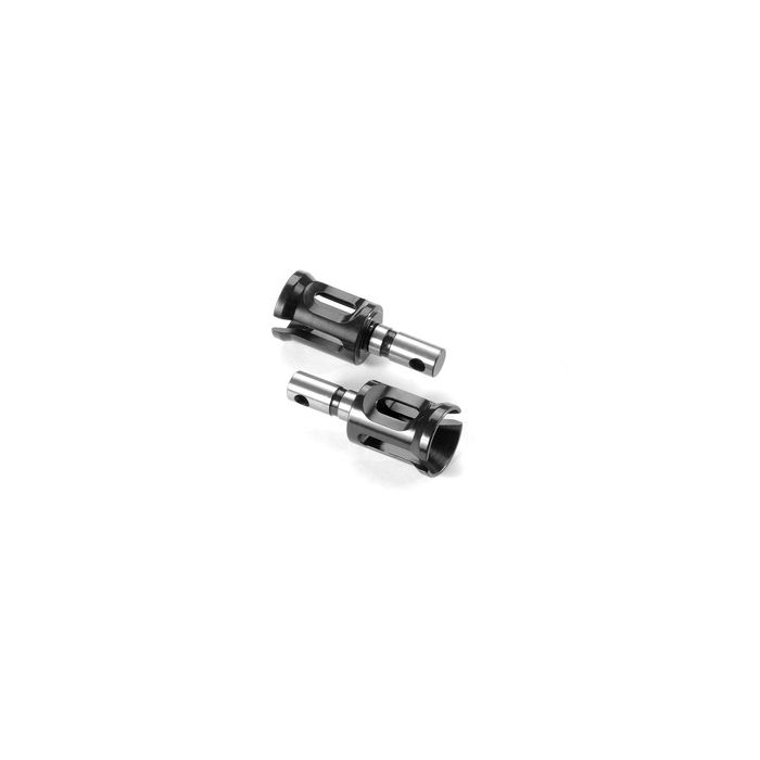 Xray Front Diff Outdrive Adapter Long - V2 - Hudy Spring Steel (2) (XR355064)