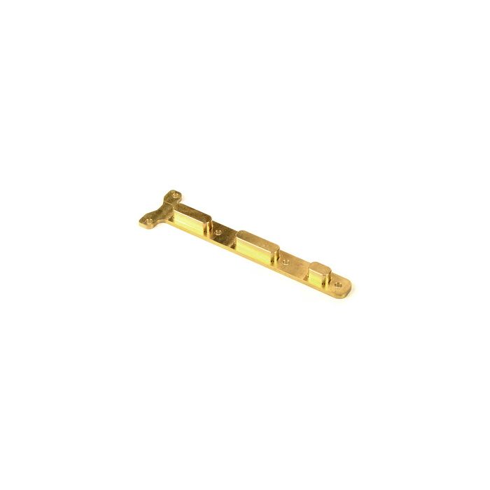 Xray Brass Rear Chassis Brace Weight 40G (XR361191) Xray Brass Rear Chassis Brace Weight 40G (XR361191)