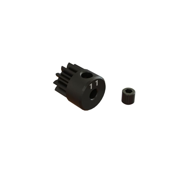 Arrma 11T 0.8Mod 1/8" Bore CNC Steel Pinion Gear (Z-ARA311073) Arrma 11T 0.8Mod 1/8" Bore CNC Steel Pinion Gear (Z-ARA311073)