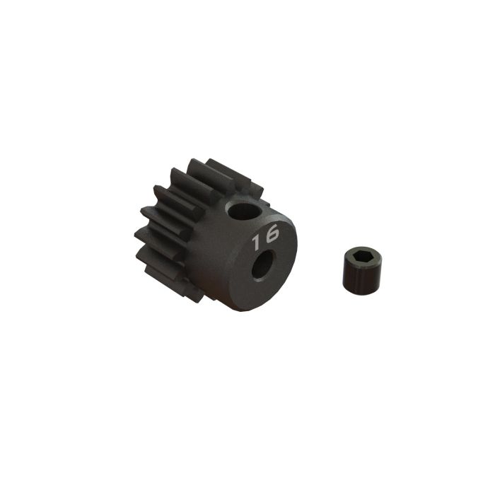 Arrma 16T 0.8Mod 1/8" Bore CNC Steel Pinion Gear (Z-ARA311078) Arrma 16T 0.8Mod 1/8" Bore CNC Steel Pinion Gear (Z-ARA311078)