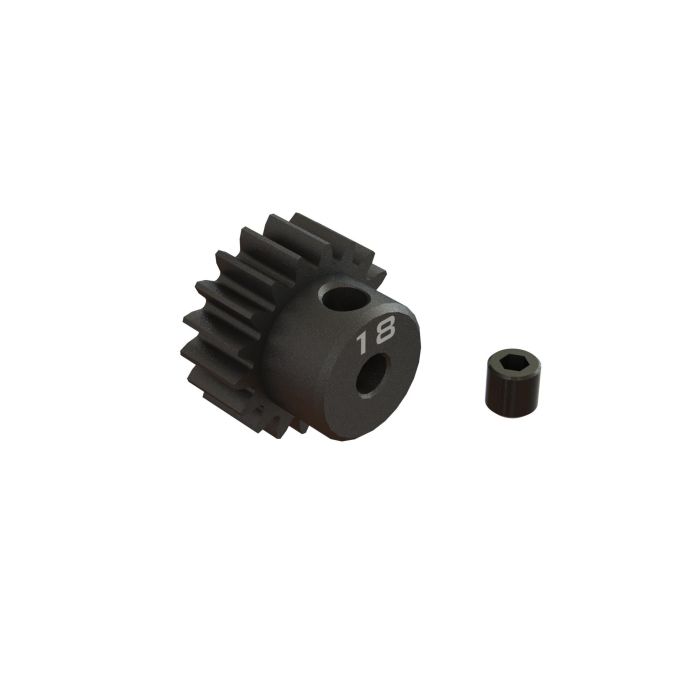 Arrma 18T 0.8Mod 1/8" Bore CNC Steel Pinion Gear (Z-ARA311080) Arrma 18T 0.8Mod 1/8" Bore CNC Steel Pinion Gear (Z-ARA311080)