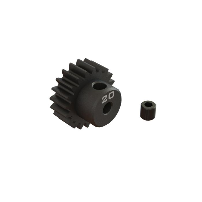 Arrma 20T 0.8Mod 1/8" Bore CNC Steel Pinion Gear (Z-ARA311082)
