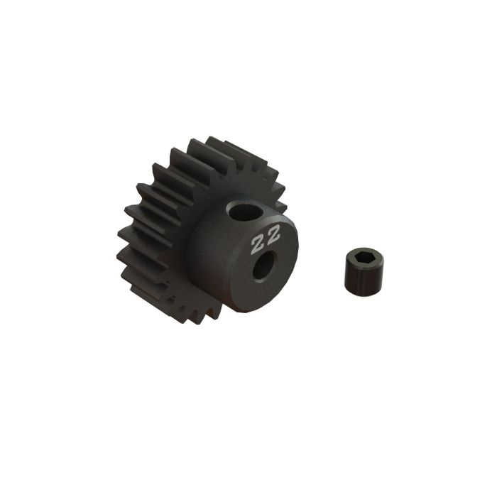 Arrma 22T 0.8Mod 1/8" Bore CNC Steel Pinion Gear (Z-ARA311084) Arrma 22T 0.8Mod 1/8" Bore CNC Steel Pinion Gear (Z-ARA311084)