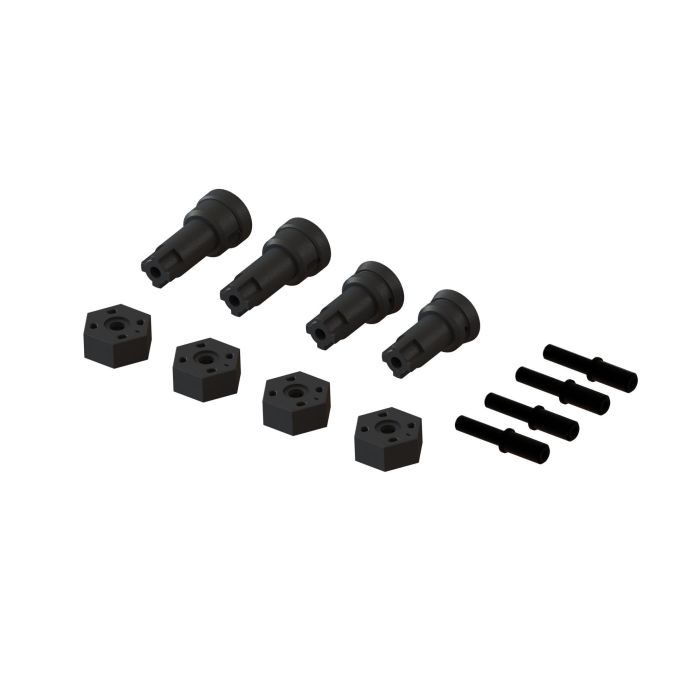 Arrma Wheel Axle and Hub Set B: GROM (Z-ARA311229) Arrma Wheel Axle and Hub Set B: GROM (Z-ARA311229)