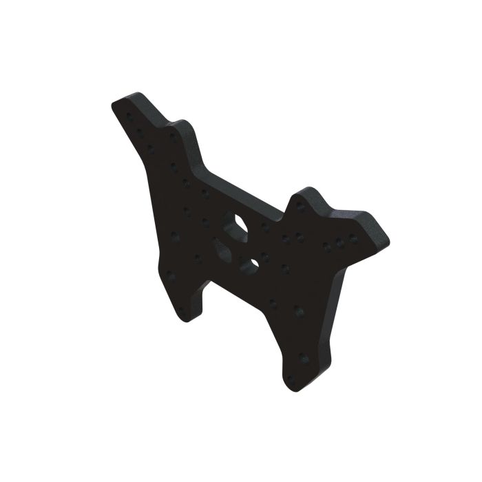 Arrma Front Shock Tower, Aluminum, Black (Z-ARA320686) Arrma Front Shock Tower, Aluminum, Black (Z-ARA320686)
