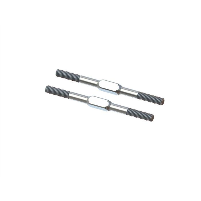 Arrma Steel Turnbuckle M4x60mm Silver (2) Arrma Steel Turnbuckle M4x60mm Silver (2)