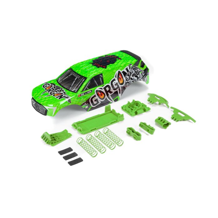 Arrma GORGON Painted Decaled Trimmed Body Set, Green (Z-ARA402356) Arrma GORGON Painted Decaled Trimmed Body Set, Green (Z-ARA402356)