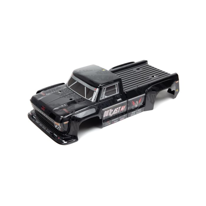 Arrma Outcast 6S Blx Painted Decaled Trimmed Body Black (Z-ARA406160) Arrma Outcast 6S Blx Painted Decaled Trimmed Body Black (Z-ARA406160)