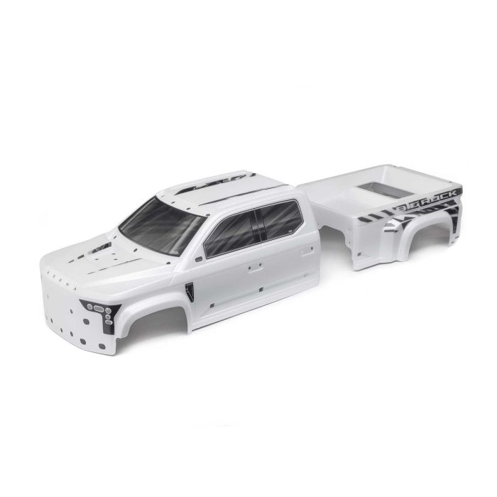 Arrma BIG ROCK 6S BLX Painted Decaled Trimmed Body, White (Z-ARA411028) Arrma BIG ROCK 6S BLX Painted Decaled Trimmed Body, White (Z-ARA411028)