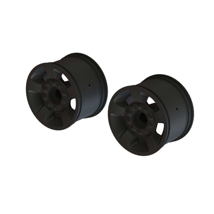 Arrma 2.8" Wheel 14mm Hex (Black/2) Arrma 2.8" Wheel 14mm Hex (Black/2)