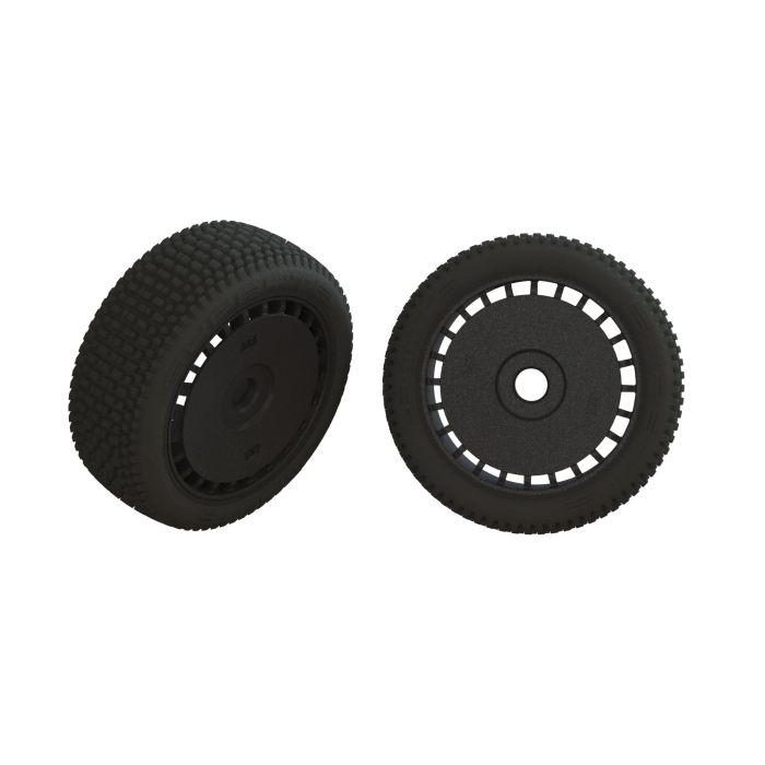 Arrma dBoots Exabyte Glued Tire Set, Black (2) (Z-ARA550098) Arrma dBoots Exabyte Glued Tire Set, Black (2) (Z-ARA550098)