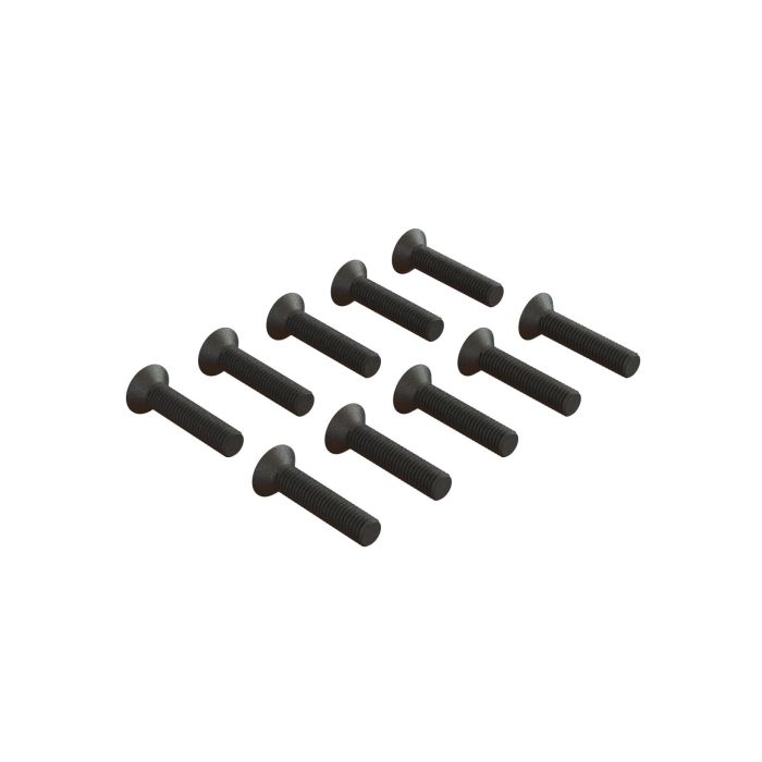 Arrma Flat Head Hex Machine Screw, M3x14mm (10) (Z-ARA722314) Arrma Flat Head Hex Machine Screw, M3x14mm (10) (Z-ARA722314)