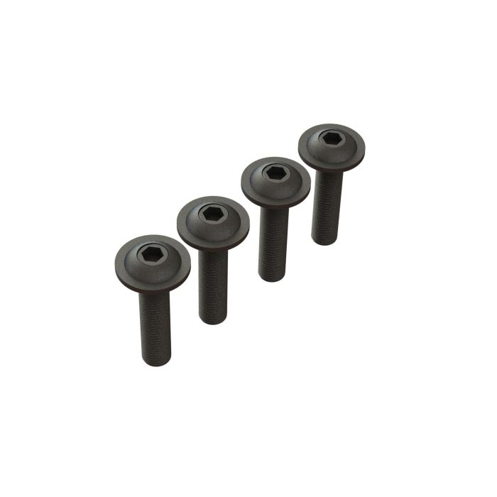 Arrma Button Head Screw Flanged M4x14mm (4) Arrma Button Head Screw Flanged M4x14mm (4)
