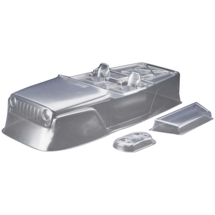 Axial Jeep Wrangler Race Body .40 Clear (Z-AX04038) Axial Jeep Wrangler Race Body .40 Clear (Z-AX04038)