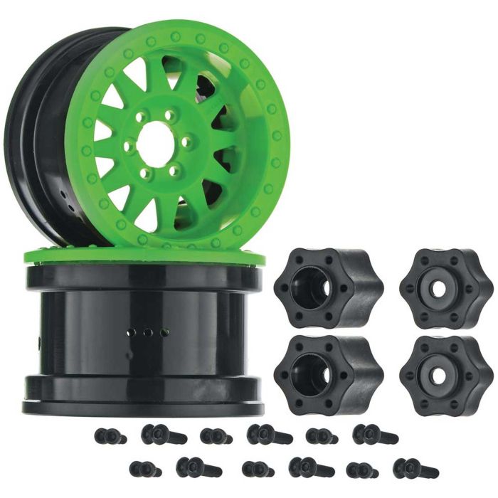 Axial 2.2 Method Beadlock Wheel IFD Green (2) (Z-AX31363) Axial 2.2 Method Beadlock Wheel IFD Green (2) (Z-AX31363)