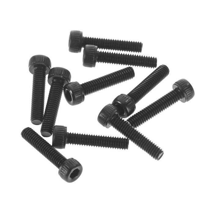 Axial M2.6x12mm Cap Head Screw Black (10) (Z-AX31398) Axial M2.6x12mm Cap Head Screw Black (10) (Z-AX31398)