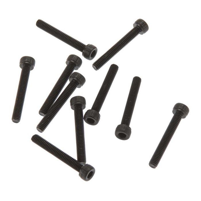 Axial M2.6x18mm Cap Head Screw Black (10) (Z-AX31399) Axial M2.6x18mm Cap Head Screw Black (10) (Z-AX31399)